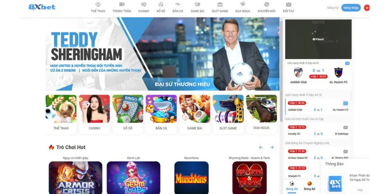 8XBET được đánh giá là nhà cái uy tín hiện nay