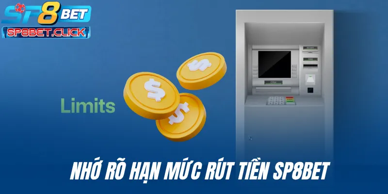 Nhớ rõ hạn mức rút tiền SP8BET