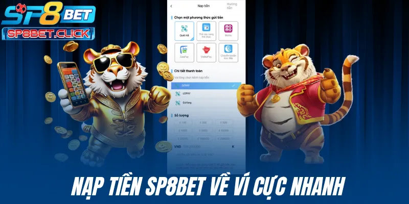 Nạp tiền SP8BET về ví cực nhanh