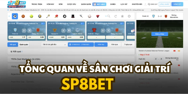 Tổng quan về sân chơi giải trí SP8BET
